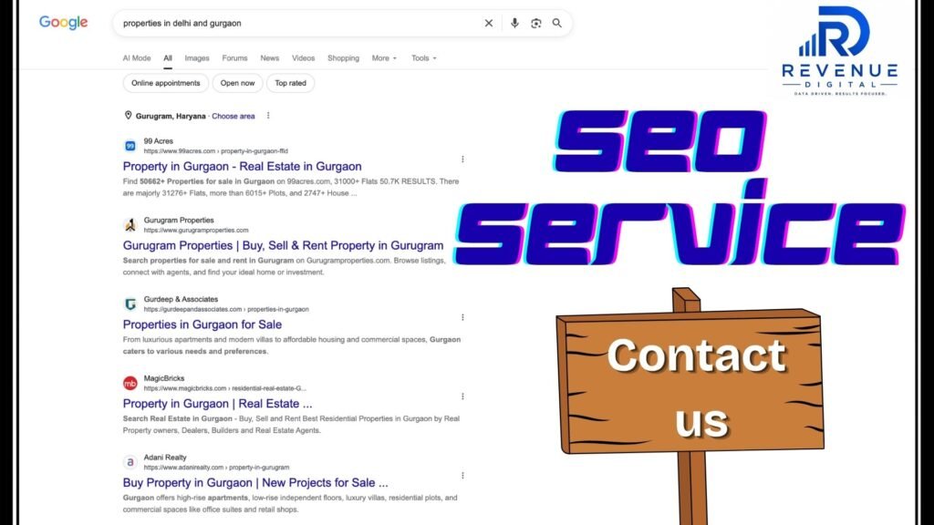 Search Engine Optimization (SEO) services by Revenue Digital to improve website visibility, organic traffic, and business growth.